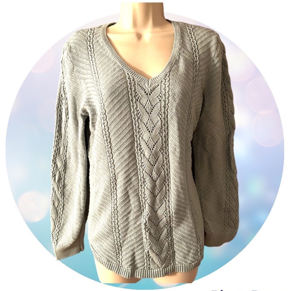 Sonoma Green Sweater L